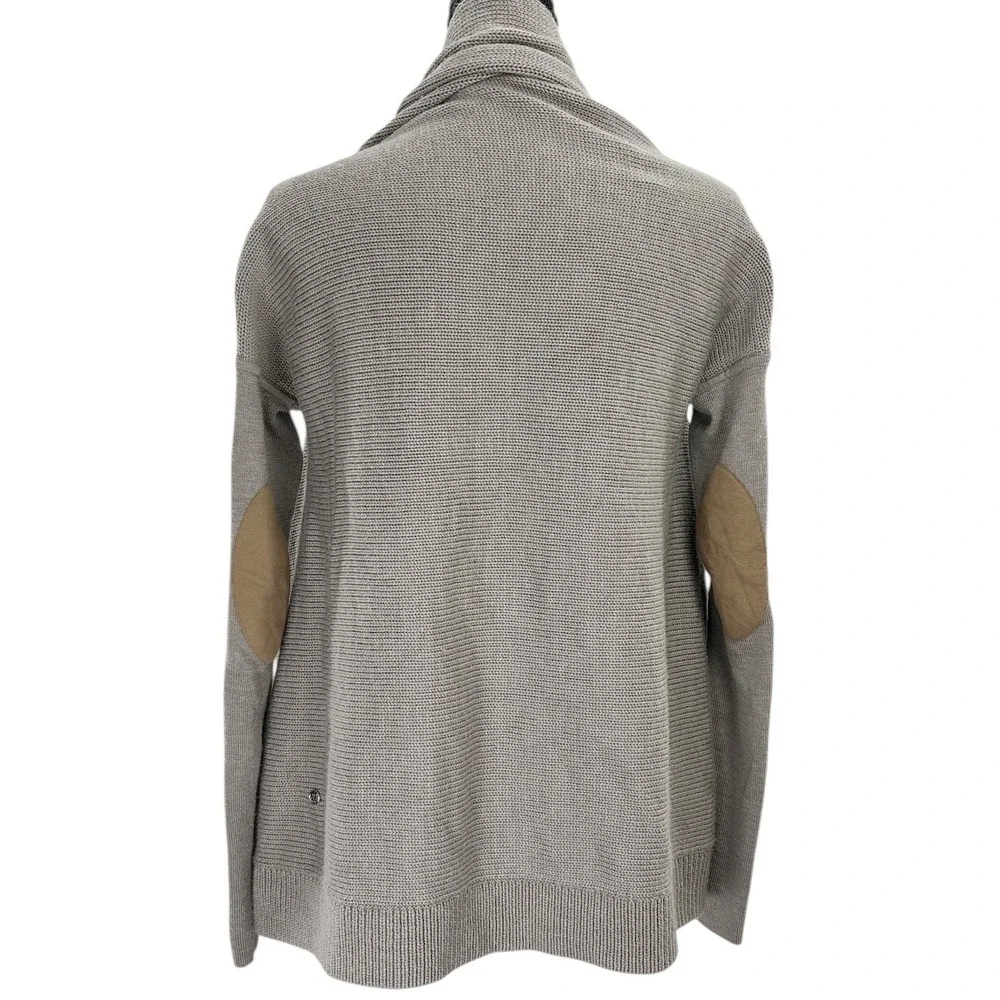 Lululemon Wrap It Up‎ Sweater Gray 100% Merino Wool Athleisure Cozycore